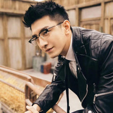 Load image into Gallery viewer, GM titanium metal prescription eyeglasses frames GENTLE Havana Myopia glasses frame women men Reading Glasses frame