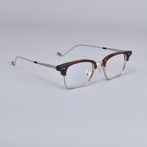 GM titanium metal prescription eyeglasses frames GENTLE Havana Myopia glasses frame women men Reading Glasses frame