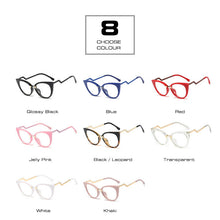 Load image into Gallery viewer, GODU Anti-Blue Light Classic Cat Eye Glasses Frame Women Brand Designer Acetate Material Red Optical Eyeglasses