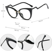 Load image into Gallery viewer, GODU Anti-Blue Light Classic Cat Eye Glasses Frame Women Brand Designer Acetate Material Red Optical Eyeglasses