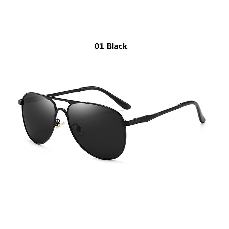 GODU  Pilot Polarized Sunglasses for Men Women Driving Fishing Retro Sun Glasses Brand Designer Male Metal Eyeglasses