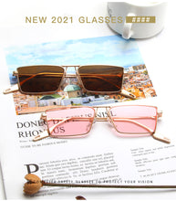 Load image into Gallery viewer, GODU Rectangle Sunglasses Alloy Frame Eyewear for Women Men Unisex Female Square Optical Glasses Eyeglasses