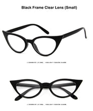 Carica l&#39;immagine nel visualizzatore di Gallery, Cat Eye Glasses Frame Women Brand Designer Optical Eyeglasses Ladies Fashion Retro Clear Glasses