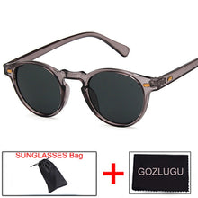 Load image into Gallery viewer, GOZLUGU Selling  Round Lens Transparent Frame Sunglasses Gregory Peck Brand Designer Men&#39;s and Women&#39;s Sunglasses