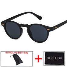 Load image into Gallery viewer, GOZLUGU Selling  Round Lens Transparent Frame Sunglasses Gregory Peck Brand Designer Men&#39;s and Women&#39;s Sunglasses