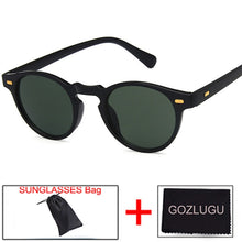 Load image into Gallery viewer, GOZLUGU Selling  Round Lens Transparent Frame Sunglasses Gregory Peck Brand Designer Men&#39;s and Women&#39;s Sunglasses