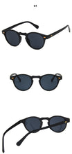 Load image into Gallery viewer, GOZLUGU Selling  Round Lens Transparent Frame Sunglasses Gregory Peck Brand Designer Men&#39;s and Women&#39;s Sunglasses