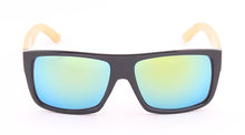 Load image into Gallery viewer, GREENBUY oculos de sol feminino Black Frame Yellow Mirror Bamboo Sunglasses Logo Eco Dragon Sunglasses Men Women Brand Designer