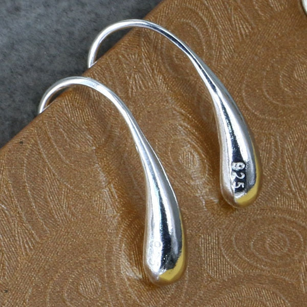 GSSPE004/high quality silver earrings,wholesale fashion jewelry,Lose money Promotion! silver earrings, Water Drop Earring
