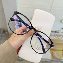 Load image into Gallery viewer, GTAF Men Women Anti-blue Light Glasses Computer Blocking Filter Glasses Round Frame Super Light White Clear Glasses