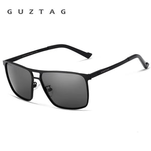 GUZTAG SUNGLASSES Stainless Steel Square Men/Women Polarized Mirror UV400 Sun Glasses Eyewear Sunglasses For Men oculos G8029