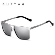 Load image into Gallery viewer, GUZTAG SUNGLASSES Stainless Steel Square Men/Women Polarized Mirror UV400 Sun Glasses Eyewear Sunglasses For Men oculos G8029