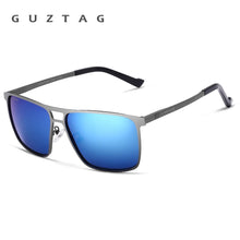 Load image into Gallery viewer, GUZTAG SUNGLASSES Stainless Steel Square Men/Women Polarized Mirror UV400 Sun Glasses Eyewear Sunglasses For Men oculos G8029