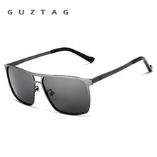 Load image into Gallery viewer, GUZTAG SUNGLASSES Stainless Steel Square Men/Women Polarized Mirror UV400 Sun Glasses Eyewear Sunglasses For Men oculos G8029