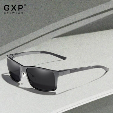 GXP 2023 Polarized Sunglasses For Men Square Aluminum Magnesium Frame Sun Glasses Male Driving UV400 Eyewear Oculos De Sol