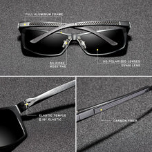 Load image into Gallery viewer, GXP 2023 Polarized Sunglasses For Men Square Aluminum Magnesium Frame Sun Glasses Male Driving UV400 Eyewear Oculos De Sol