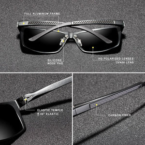 GXP 2023 Polarized Sunglasses For Men Square Aluminum Magnesium Frame Sun Glasses Male Driving UV400 Eyewear Oculos De Sol