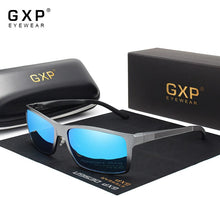 Load image into Gallery viewer, GXP 2023 Polarized Sunglasses For Men Square Aluminum Magnesium Frame Sun Glasses Male Driving UV400 Eyewear Oculos De Sol