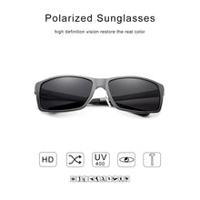 Load image into Gallery viewer, GXP 2023 Polarized Sunglasses For Men Square Aluminum Magnesium Frame Sun Glasses Male Driving UV400 Eyewear Oculos De Sol