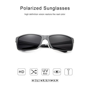 GXP 2023 Polarized Sunglasses For Men Square Aluminum Magnesium Frame Sun Glasses Male Driving UV400 Eyewear Oculos De Sol