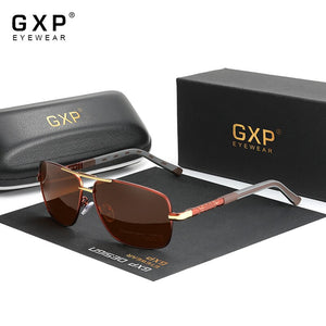 GXP Brand Pilot Style Aluminum Frame Sunglasses HD Polarized UV400 Mirror Lens Male Sun Glasses Women For Men Oculos De Sol