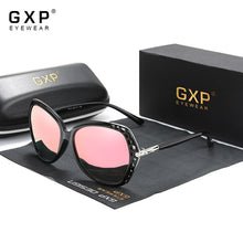 Carica l&#39;immagine nel visualizzatore di Gallery, GXP Elegant Young Women&#39;s Glasses Polarized Sunglasses Gradient Lens Mirror Eyewear Butterfly Style 7215