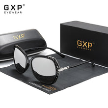Carica l&#39;immagine nel visualizzatore di Gallery, GXP Elegant Young Women&#39;s Glasses Polarized Sunglasses Gradient Lens Mirror Eyewear Butterfly Style 7215