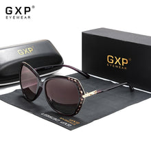Carica l&#39;immagine nel visualizzatore di Gallery, GXP Elegant Young Women&#39;s Glasses Polarized Sunglasses Gradient Lens Mirror Eyewear Butterfly Style 7215