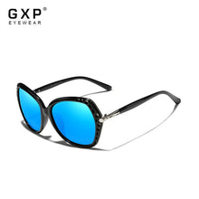 Carica l&#39;immagine nel visualizzatore di Gallery, GXP Elegant Young Women&#39;s Glasses Polarized Sunglasses Gradient Lens Mirror Eyewear Butterfly Style 7215