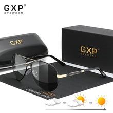 Load image into Gallery viewer, GXP  Aluminum pilot Sunglasses Polarized Sun glasses Men And Women Mirror Pochromic Lens Anti-glare Driving Eyewear