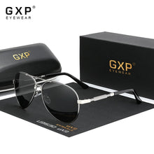 Load image into Gallery viewer, GXP  Aluminum pilot Sunglasses Polarized Sun glasses Men And Women Mirror Pochromic Lens Anti-glare Driving Eyewear
