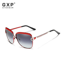 Load image into Gallery viewer, GXP Retro Women's Glasses Gradient HD&amp;100%Polarized UV400 Lens Round Sun glasses Butterfly Sunglasses Comfortable Lightweight