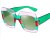 Load image into Gallery viewer, Gafas de sol con montura cuadrada europea y americana para mujer, anteojos de sol retro con marco grande