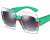 Load image into Gallery viewer, Gafas de sol con montura cuadrada europea y americana para mujer, anteojos de sol retro con marco grande