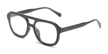 Load image into Gallery viewer, Gafas de sol cuadradas con doble puente para mujer, anteojos de sol femeninos de estilo veraniego, con marco grande, color amarillo, con borde grueso, de plástico