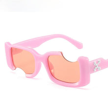 Load image into Gallery viewer, Gafas de sol cuadradas con marco hueco para hombre y mujer, lentes de sol cuadradas con marco hueco, a la moda, rectangulares, para Calle, diseño de marca, 2023