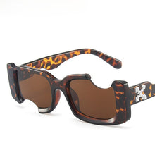 Load image into Gallery viewer, Gafas de sol cuadradas con marco hueco para hombre y mujer, lentes de sol cuadradas con marco hueco, a la moda, rectangulares, para Calle, diseño de marca, 2023