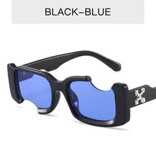 Load image into Gallery viewer, Gafas de sol cuadradas con marco hueco para hombre y mujer, lentes de sol cuadradas con marco hueco, a la moda, rectangulares, para Calle, diseño de marca, 2023