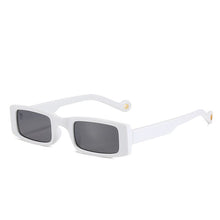 Load image into Gallery viewer, Gafas de sol cuadradas con montura pequeña para hombre y mujer, lentes de sol cuadradas con montura pequeña, de marca de lujo, de diseñador, rectangulares, de viaje, UV400