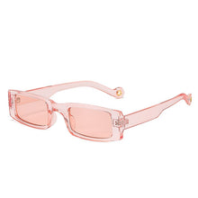 Load image into Gallery viewer, Gafas de sol cuadradas con montura pequeña para hombre y mujer, lentes de sol cuadradas con montura pequeña, de marca de lujo, de diseñador, rectangulares, de viaje, UV400