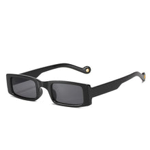 Load image into Gallery viewer, Gafas de sol cuadradas con montura pequeña para hombre y mujer, lentes de sol cuadradas con montura pequeña, de marca de lujo, de diseñador, rectangulares, de viaje, UV400