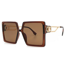 Load image into Gallery viewer, Gafas de sol cuadradas de lujo para mujer, anteojos de sol femeninos a la moda, de marca clásica de diseñador, Retro, Sexy, Unisex