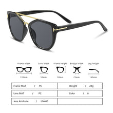 Load image into Gallery viewer, Gafas de sol cuadradas para mujer, anteojos de sol femeninos a la moda, de marca de lujo internacional, tendencia de diseñador, Fiesta al aire libre, 2023