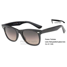 Load image into Gallery viewer, Gafas de sol de estilo Vintage cuadrado para mujer, lentes de sol unisex de estilo Vintage de acetato de tortuga con montura inclinada de ángulo grande, Lente de Cristal de tamaño 54 50 47 2140