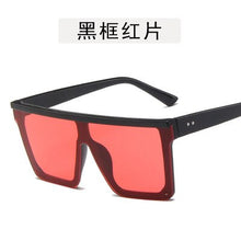 Load image into Gallery viewer, Gafas de sol de gran tamaño para mujer y hombre, lentes de sol con marco cuadrado grande, con remache, gradiente, estilo Vintage con espejo, UV400, 2023