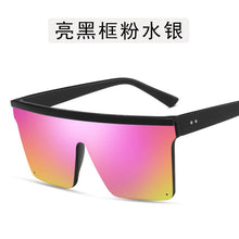 Load image into Gallery viewer, Gafas de sol de gran tamaño para mujer y hombre, lentes de sol con marco cuadrado grande, con remache, gradiente, estilo Vintage con espejo, UV400, 2023