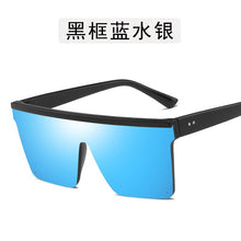 Load image into Gallery viewer, Gafas de sol de gran tamaño para mujer y hombre, lentes de sol con marco cuadrado grande, con remache, gradiente, estilo Vintage con espejo, UV400, 2023