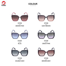 Load image into Gallery viewer, Gafas de sol de moda para mujer, lentes de sol cuadradas de cuero con diseño de lujo para hombre, para exteriores, fiesta, viaje, senderismo
