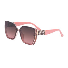 Load image into Gallery viewer, Gafas de sol de moda para mujer, lentes de sol cuadradas de cuero con diseño de lujo para hombre, para exteriores, fiesta, viaje, senderismo