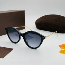 Load image into Gallery viewer, Gafas de sol polarizadas Tom para mujer, anteojos de sol femeninos de marca de lujo a la moda, con espejo cuadrado para conducir, CON CAJA original